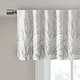 preview thumbnail 38 of 46, Madison Park Eliza Faux Silk Embroidered Window Valance - 50 x 18" - 50 x 18"