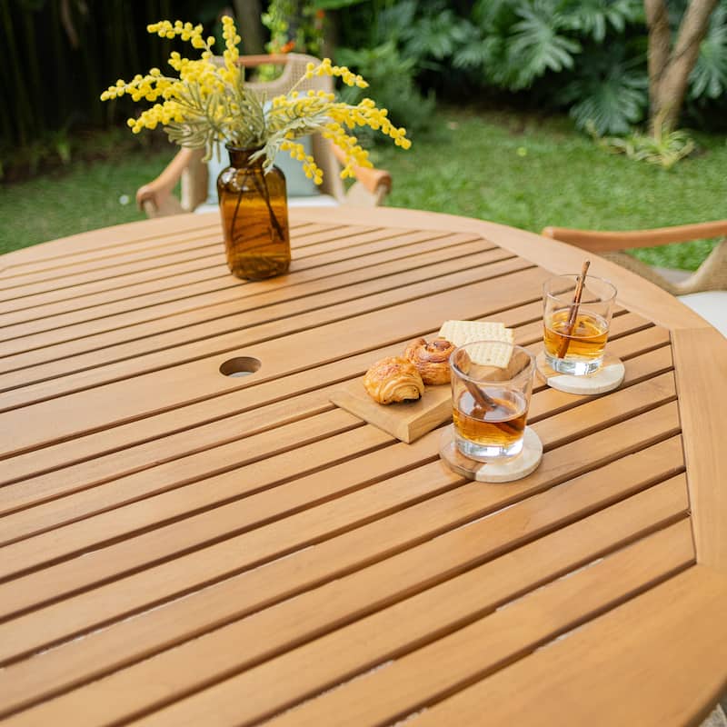 Cambridge Casual Nassau 5-piece Teak Outdoor Dining Set