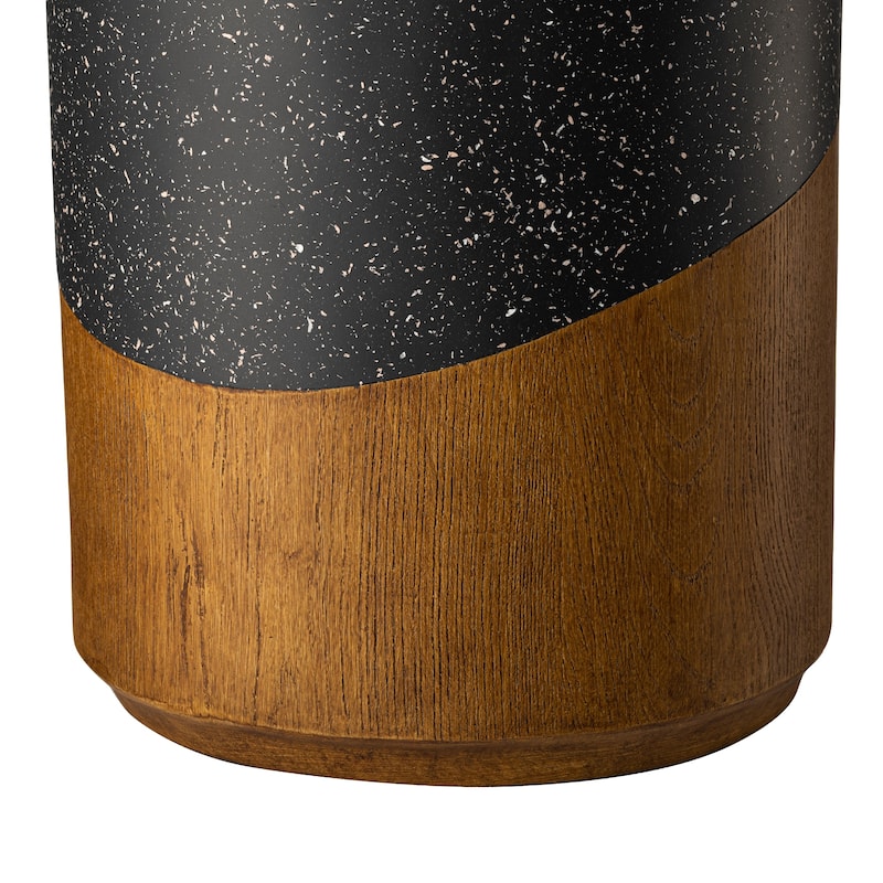 Glitzhome 17"H Multi-functional MGO Garden Stool Outdoor Table