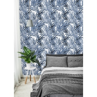 Watercolor Leaves of Exotic Monstera Plant Removable Wallpaper ...