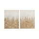 preview thumbnail 19 of 22, Madison Park Glimmer Heavily Embellished 2-piece Canvas Wall Art Set (Set of 2)