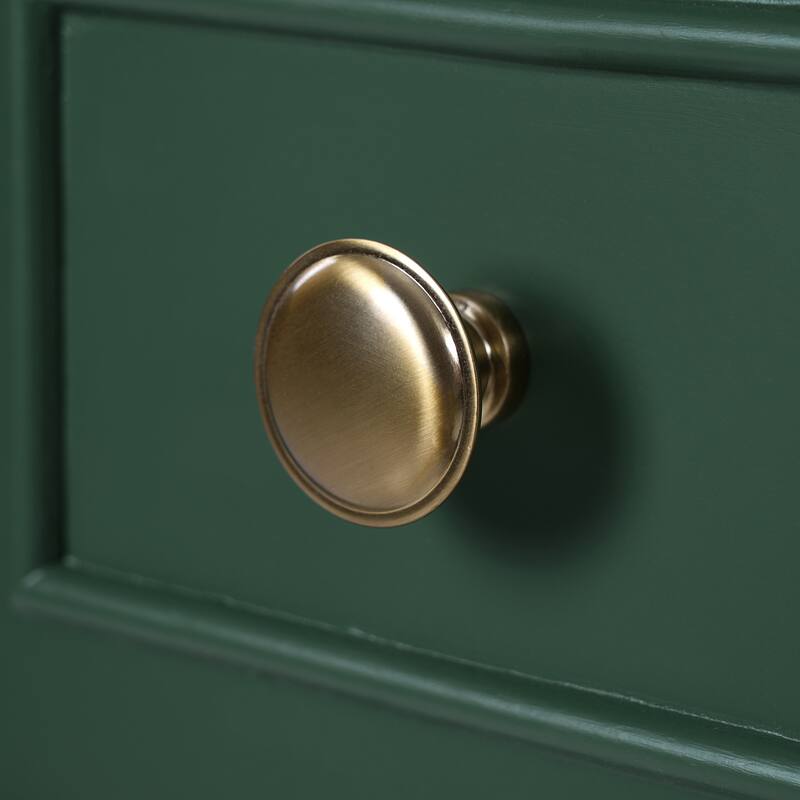 24" Forest Green Bathroom Vanity Cabinet with Ceramic Sink