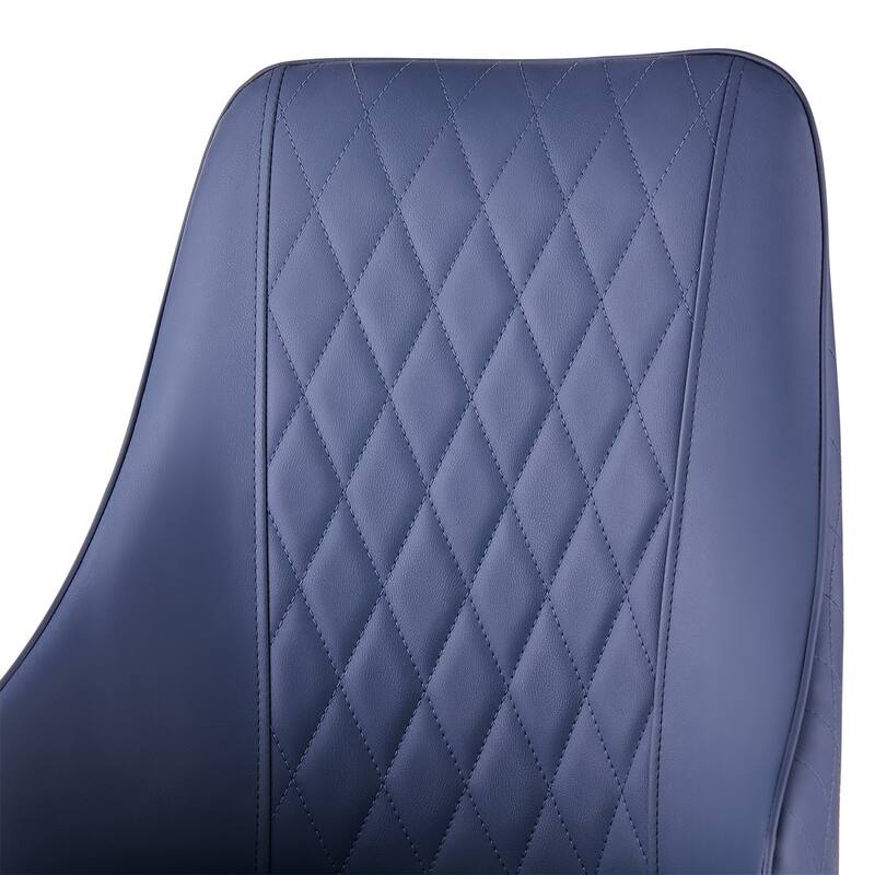 Faux Leather Upholstered Dining Chairs Set of 2 - 35.63"H x 17.72"W x 17.32"D