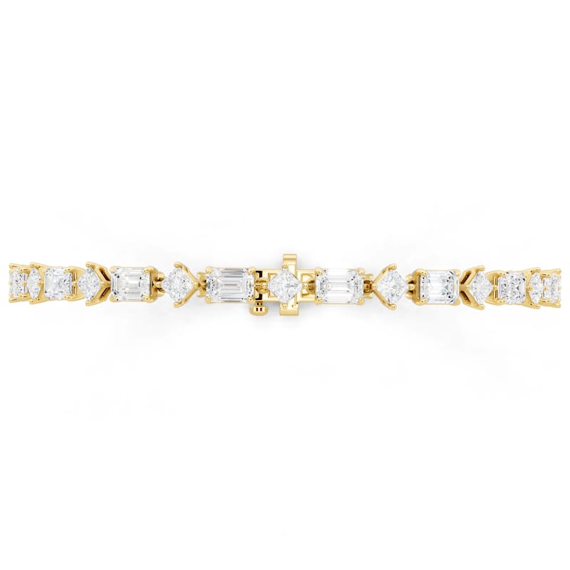 Auriya 14K Gold Lab Grown Diamond Tennis Bracelet 5 2/5 ct. tw. (E-F VS)