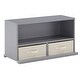 preview thumbnail 106 of 185, Riley Modular Stacking Storage Bins by iNSPIRE Q Junior 1 Box with 2 Drawers - Grey