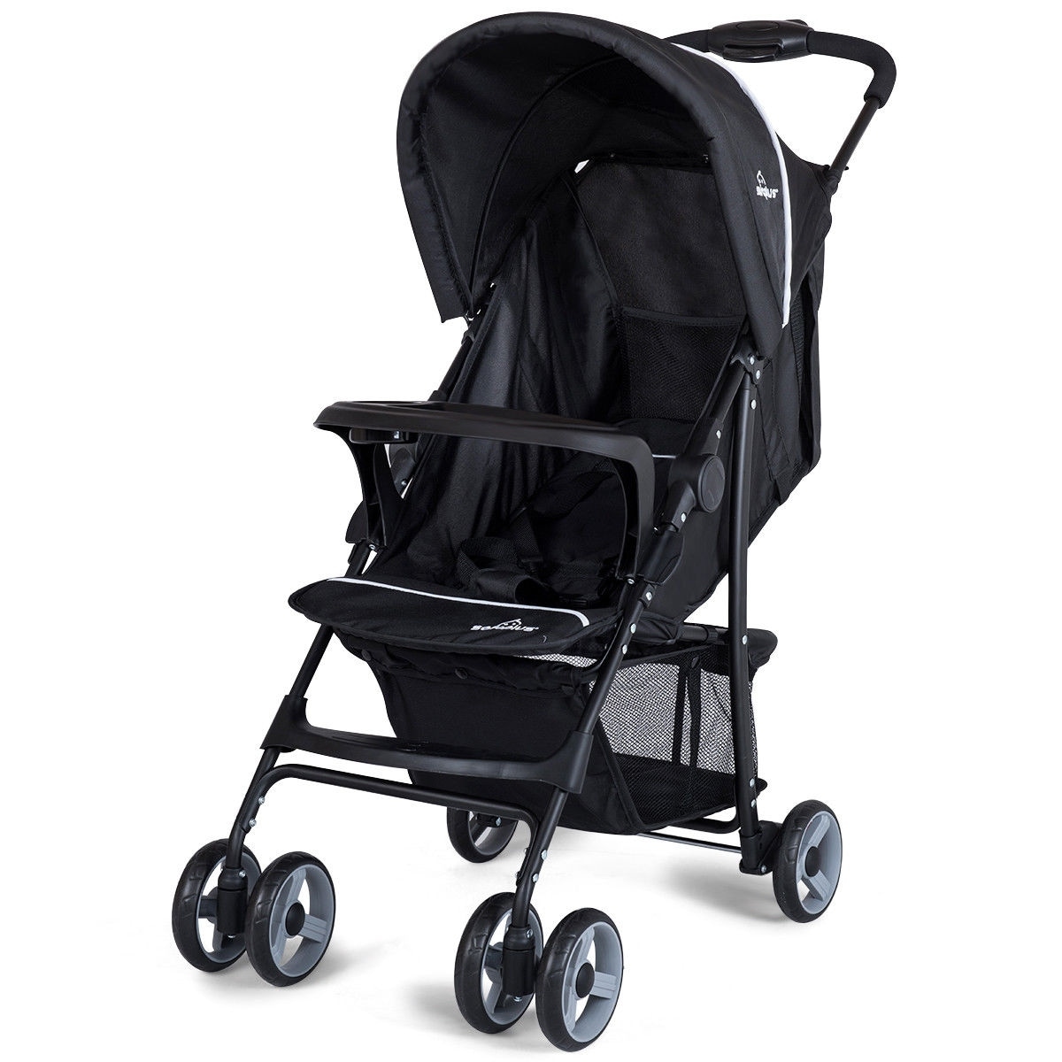 Costway Foldable Lightweight Baby Stroller Travel Pushchair 5-Point - See Details