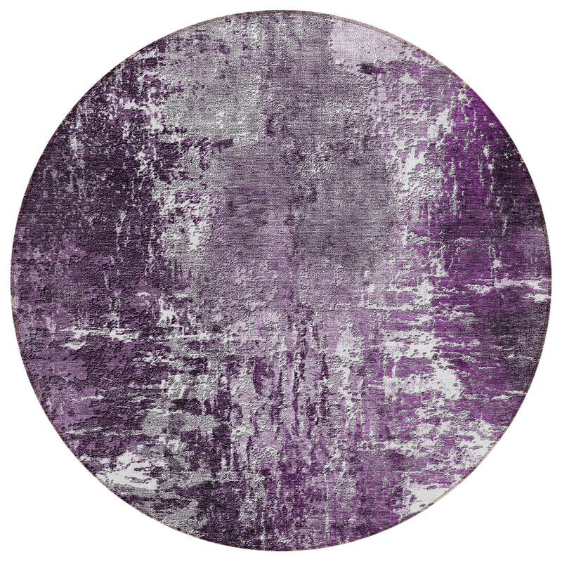 Machine Washable Indoor/ Outdoor Chantille Abstract Contemporry Rug