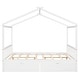 preview thumbnail 24 of 22, Full Platform Bed with Roof, Drawers & Solid Wood Slats - Fun for Kids