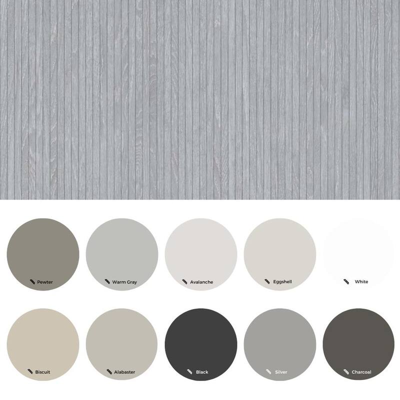 The Tile Life Marqueterie 24x48 Grey Porcelain Floor & Wall Tile