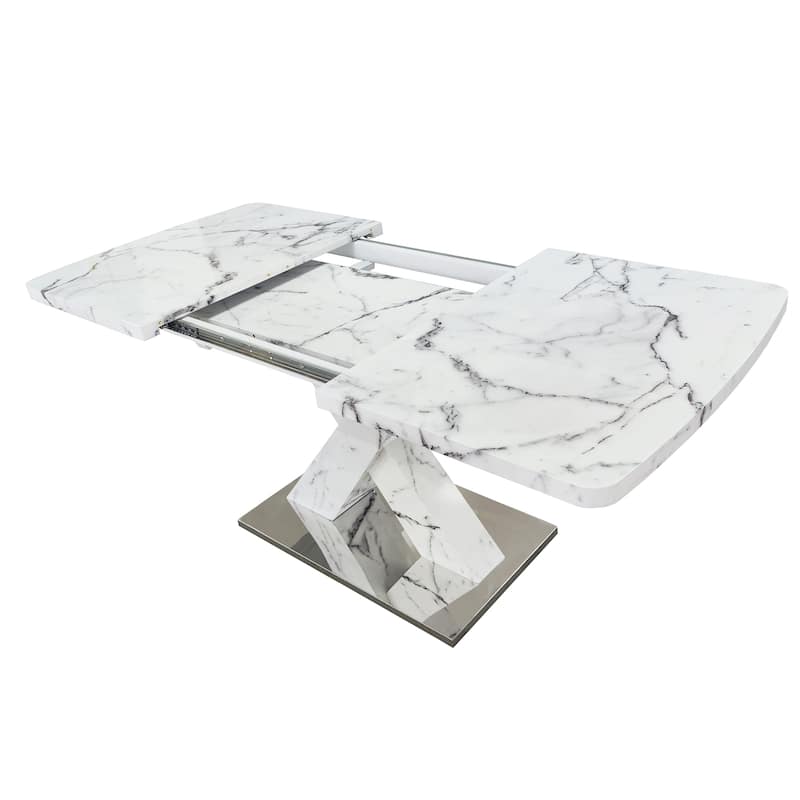 Modern Expandable Square Dining Table