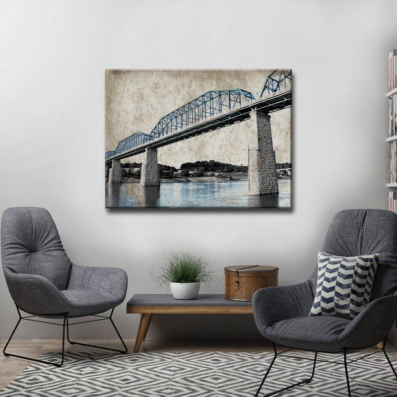 Ready2HangArt 'Under The Bridge' Canvas Art Print