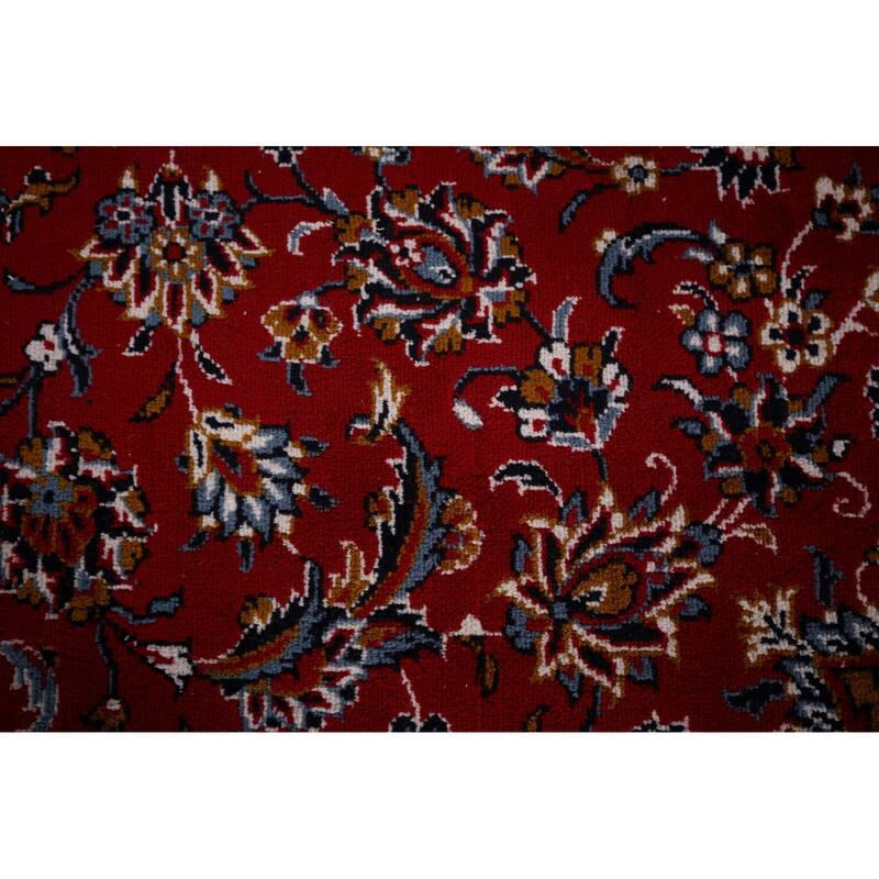 Traditional Kashan Turkish Area Rug Machine Made Carpet - 9'8" x 12'11"