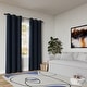 preview thumbnail 24 of 28, Sun Zero Cascade Pleated Velvet Blackout Grommet 1-Piece Curtain Panel, Single Panel