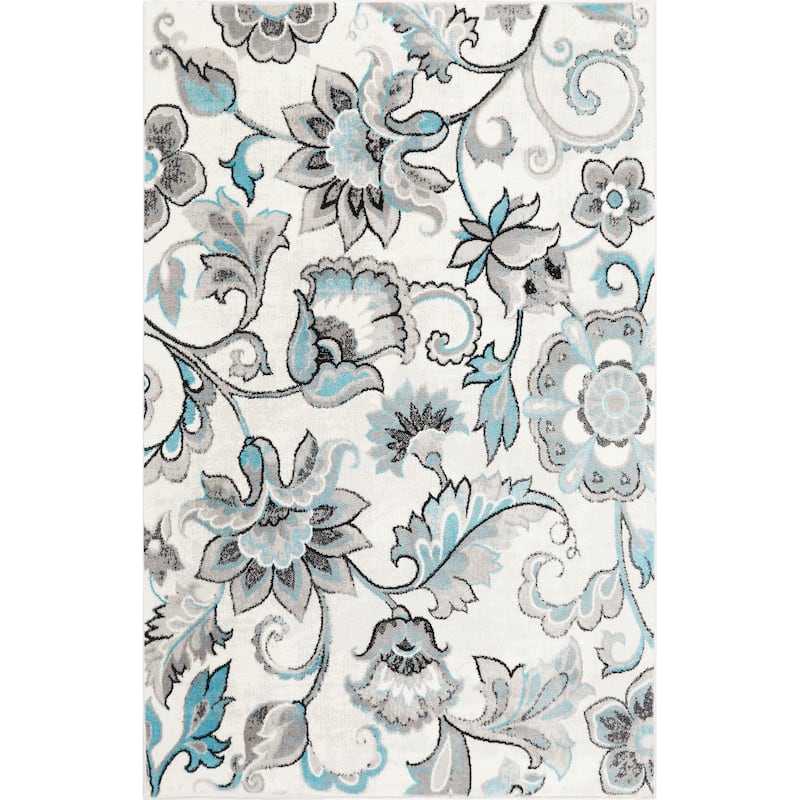 Home Dynamix Boho Odesa Contemporary Multicolor Floral Area Rug