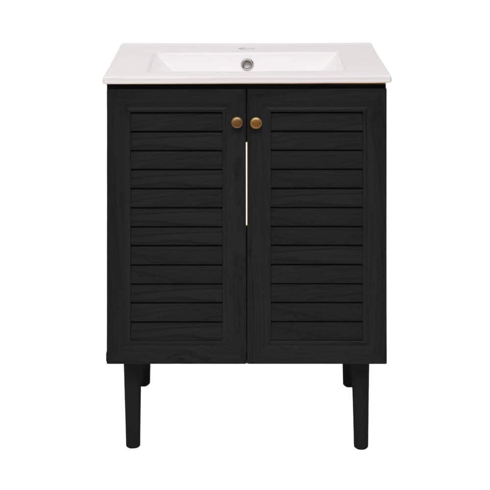 Swiss Madison SM-BV6201 Bron 24" Free Standing Single Basin Vanity Set