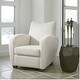preview thumbnail 2 of 5, Uttermost 23682 Teddy 31" Wide Plywood and Rubberwood Framed Arm Chair