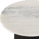 preview thumbnail 3 of 2, Uttermost 22997 Total Eclipse 14" Wide Marble and Porcelain Accent