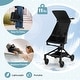 preview thumbnail 9 of 16, Lightweight Foldable Compact Travel Stroller with Metal Frame Suitable for All Types of Surface - 26" x 18" x 46"