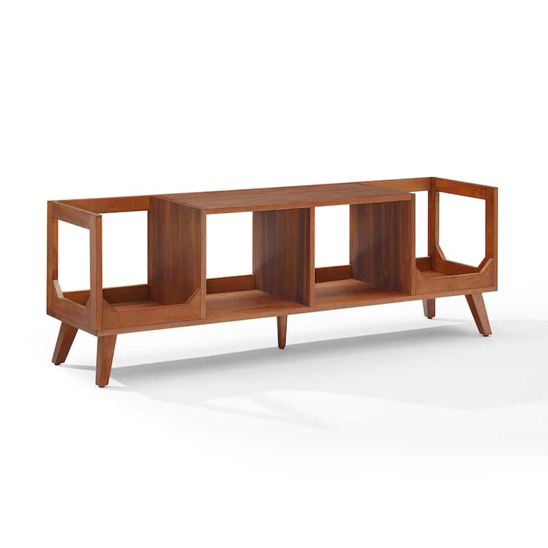 Crosley Asheville Low Record Storage Console - 16"d x 60.13"w x 20.5"h