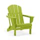 Laguna Poly Outdoor Folding Adirondack Chair - Lime