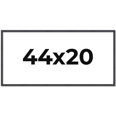 44x20 Frame Brown Solid Wood Picture Frame - Complete Modern Photo