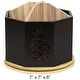 preview thumbnail 14 of 16, DesignStyles 4 Compartment Spinning Desktop Organizer / Rotating Pen and Pencil Cup and Sorter