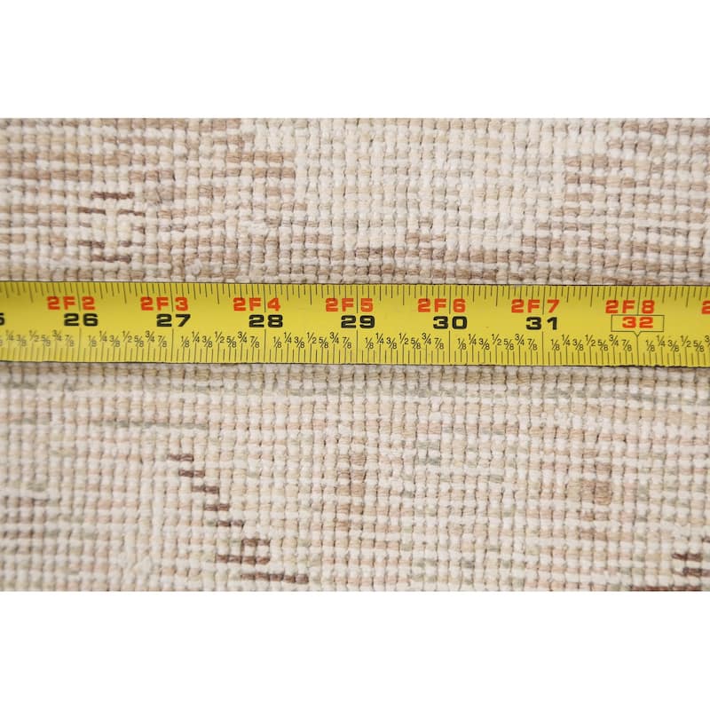 Geometric Traditional Tabriz Persian Area Rug Wool Hand-knotted - 6'8" x 9'8"