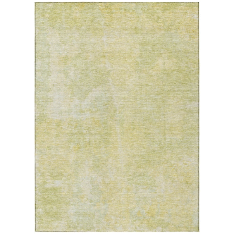 Dax Modern Art-Inspired Weather Resistant Blended Style Outdoor Rug