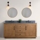 preview thumbnail 1 of 117, Vanity Art Bathroom Vanity with Sink and Top 72" (Double Sink) - Tan/Limestone