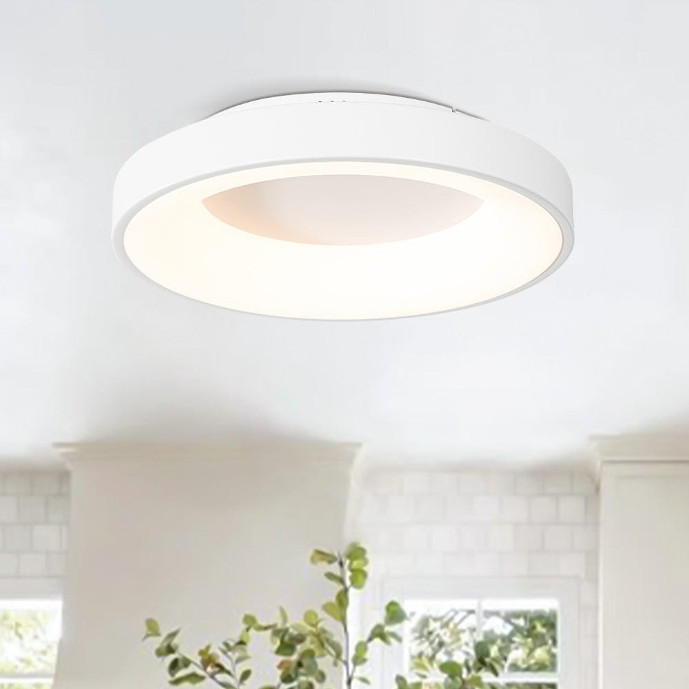 Modern Circle Dimmable Integrated LED Flush Mount