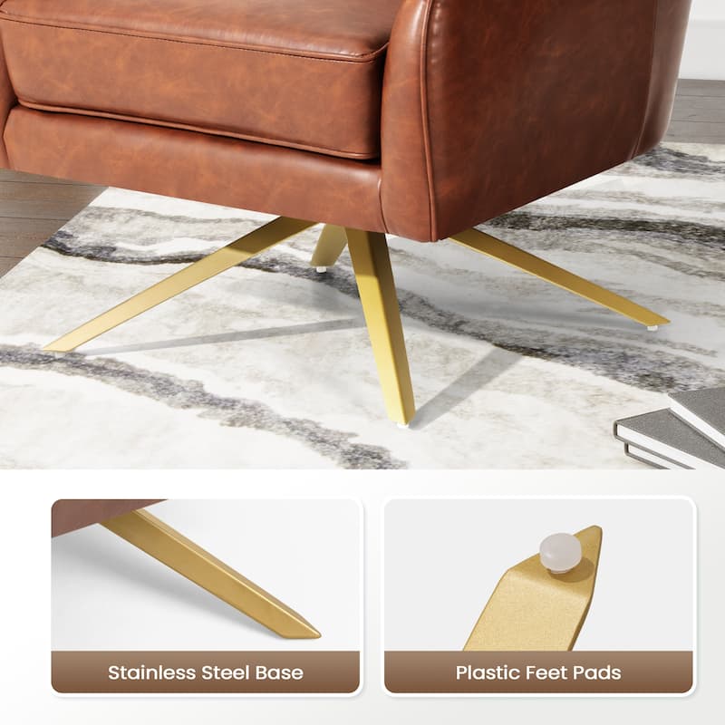 Pellebant Swivel Accent Chair Modern Armchair