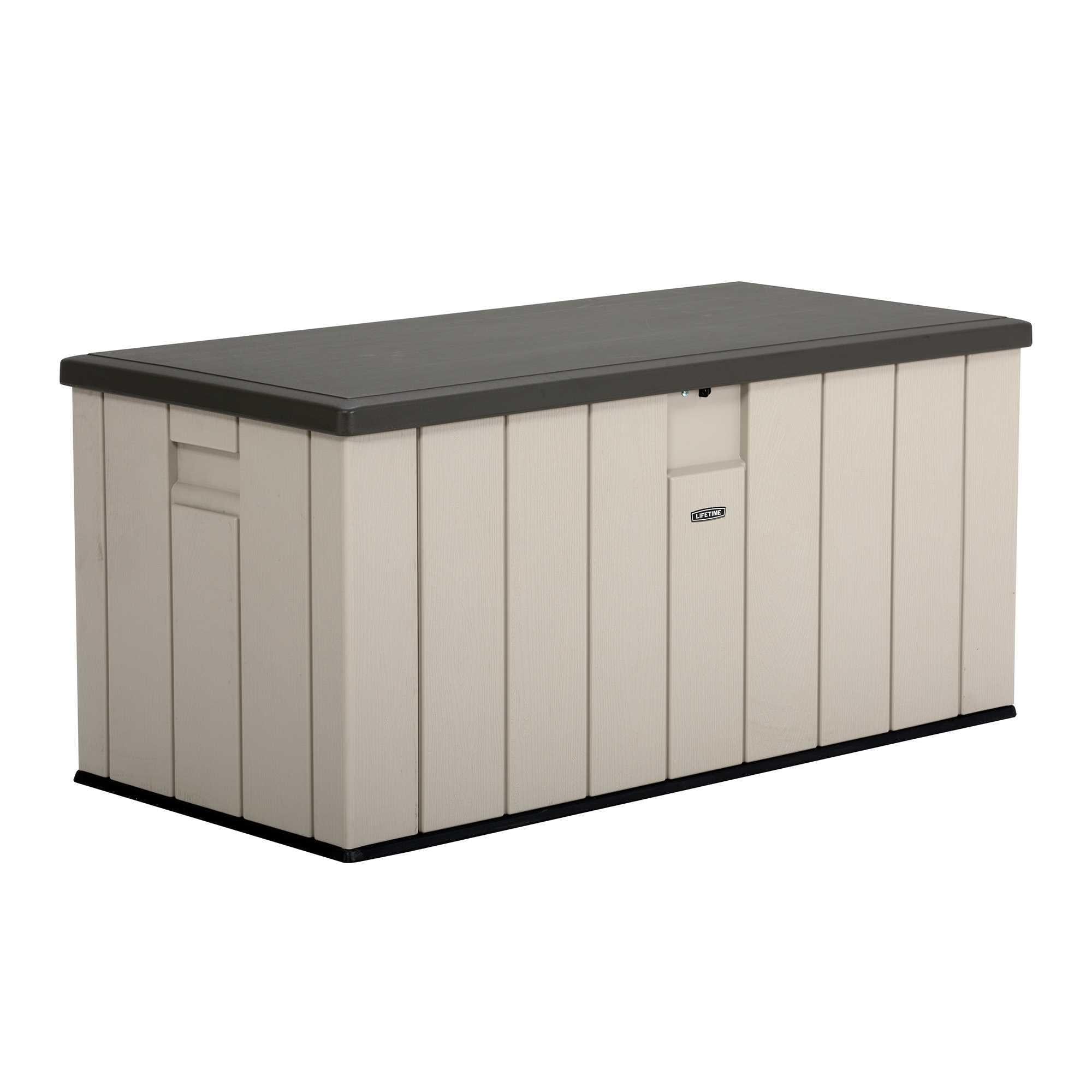 Lifetime Heavy-Duty Outdoor Storage Deck Box - Thumbnail 3