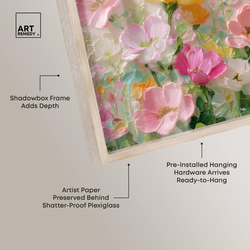 Expressed in Petals I Shadowbox by Art Remedy