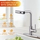 preview thumbnail 2 of 79, WOWOW Single Handle Waterfall Pull Down Sprayer Kitchen Faucet