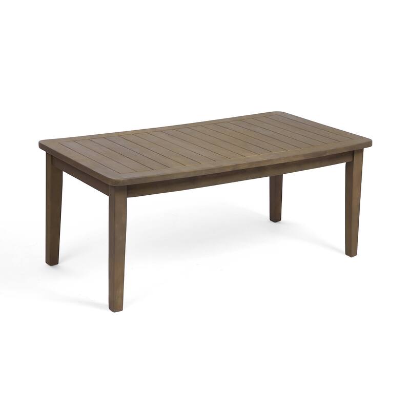 Iconic Classic Teak Outdoor Patio Rectangular Coffee Table