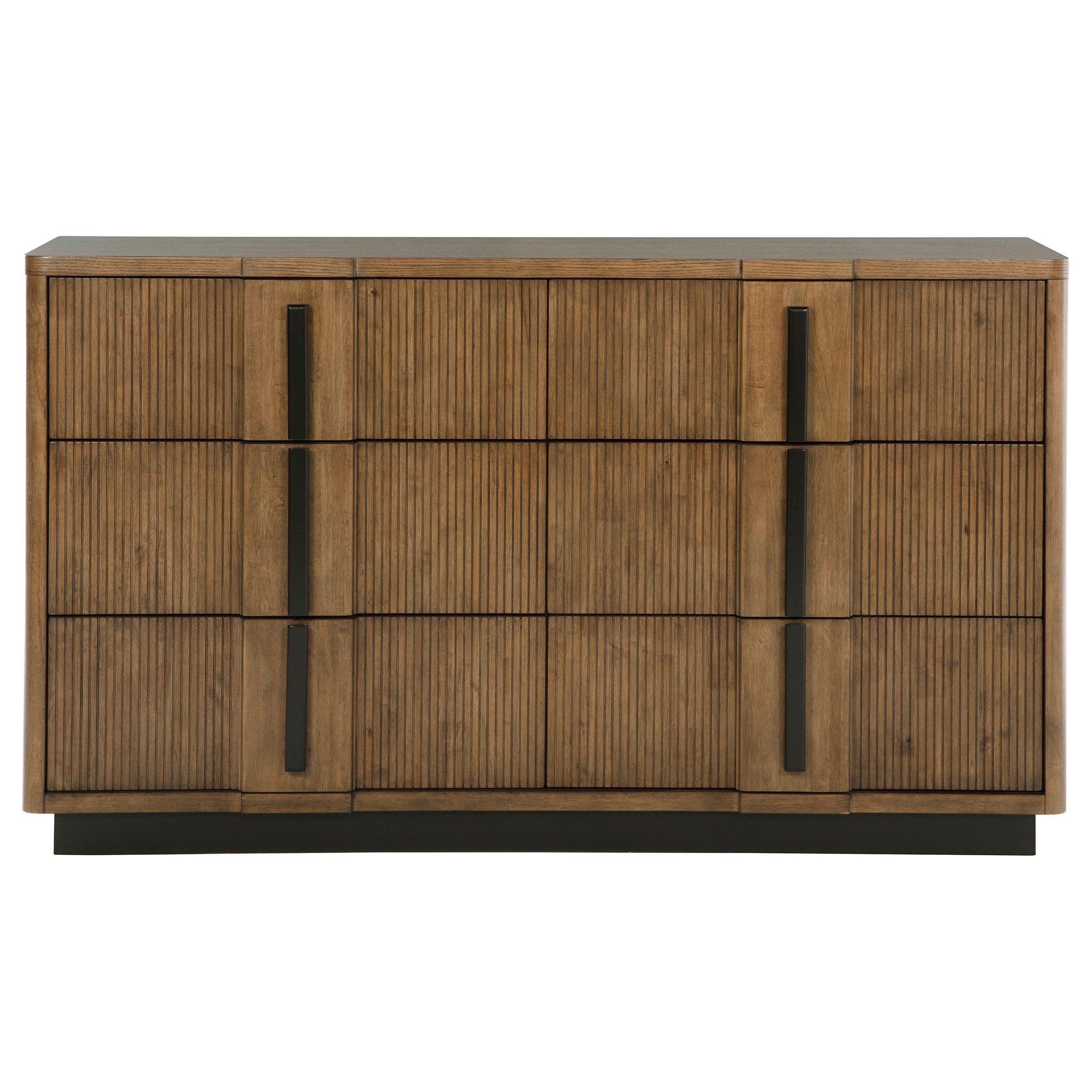 Moraga Ash Brown 6-drawer Dresser Cabinet (Includes Dresser Only Not Mirror) - Ash Brown