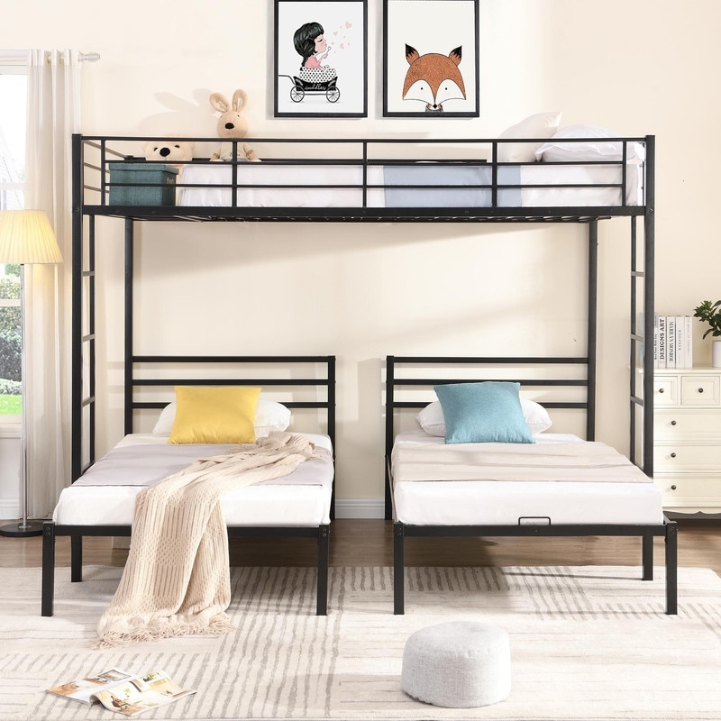 built in full size bunk beds