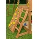 preview thumbnail 40 of 58, Mountain View Swing Set with Tarp Roof, Climbing Wall, Monkey Bars