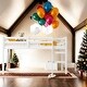 preview thumbnail 10 of 19, Low Height Platform Bed with Strengthened Slats, Wooden Twin size Loft Bed with Ladder