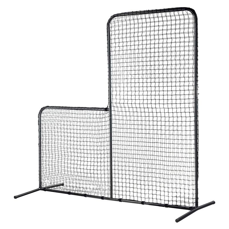 7x7 Feet L Screen Portable Baseball and Softball Safety Screen with Carry Bag