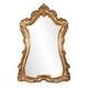 preview thumbnail 2 of 6, Allan Andrews Aged Gold Ornate Framed Full Length Floor & Wall Mirror - 89"H x 60"W