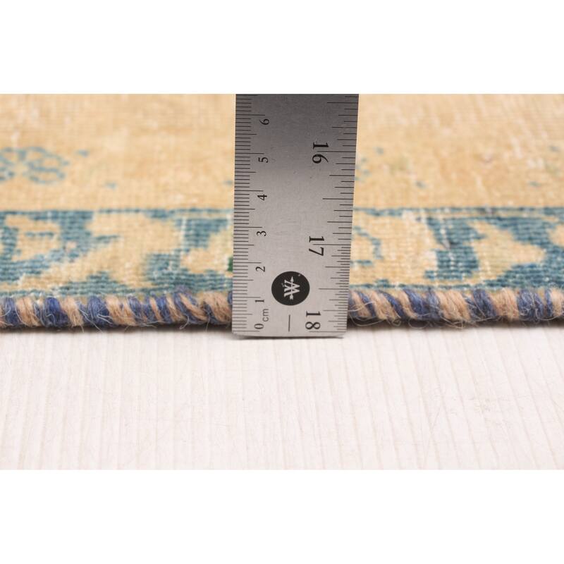 ECARPETGALLERY Hand-knotted Antalya Vintage Tan Wool Rug - 8'10 x 12'2