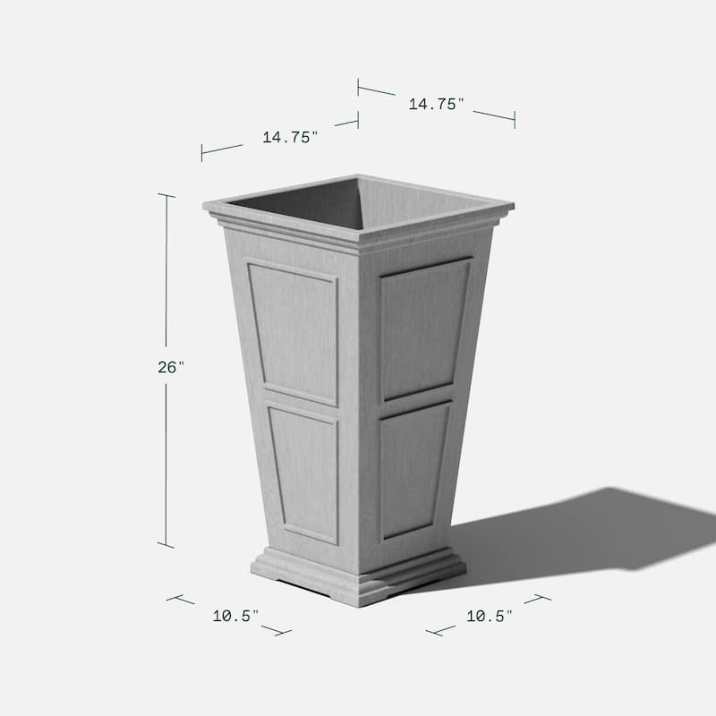 Veradek Brixton Tall 28-inch Planter