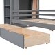 preview thumbnail 17 of 25, Modern Twin Size House Bed with Two Drawers and Built-in Wardrobe and Sturdy Construction