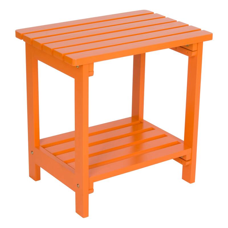 Luca 19.75" Rectangular Outdoor Patio Side Table