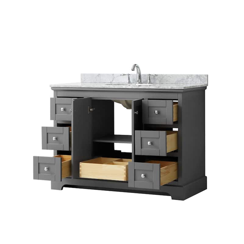 Wyndham Collection Avery 48" Free Standing Single Basin Vanity Set