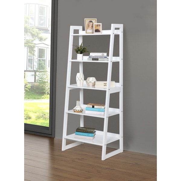 Kingsley 5-shelf Ladder Wooden Bookcase. Opens flyout.