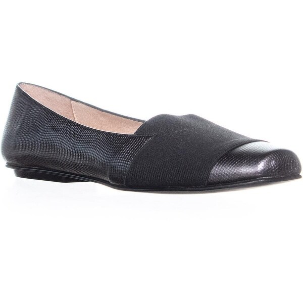 french sole black ballet flats