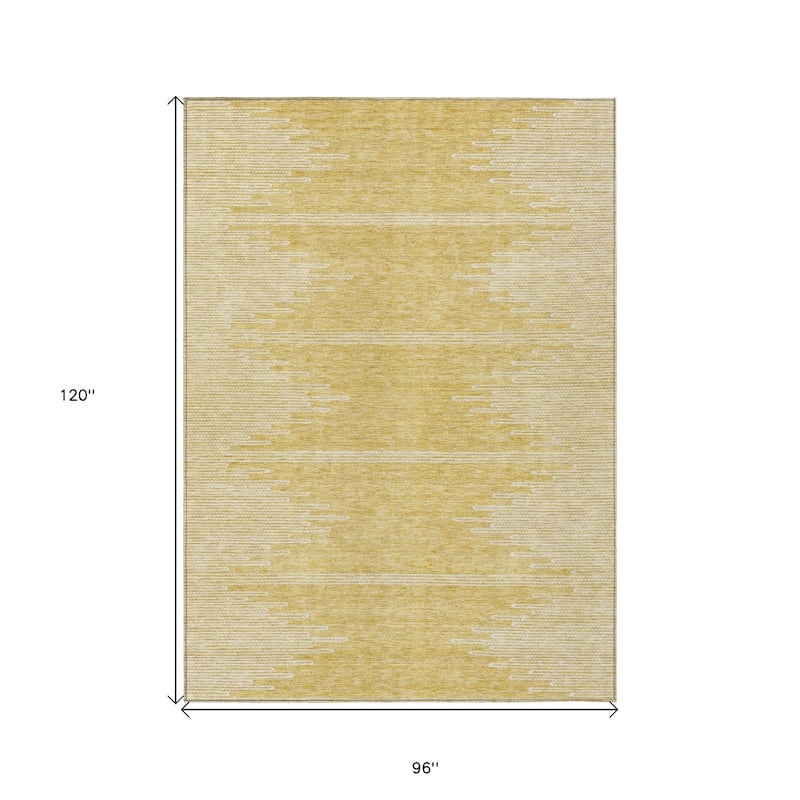 HomeRoots Abstract Transitional Rectangle Outdoor Rug