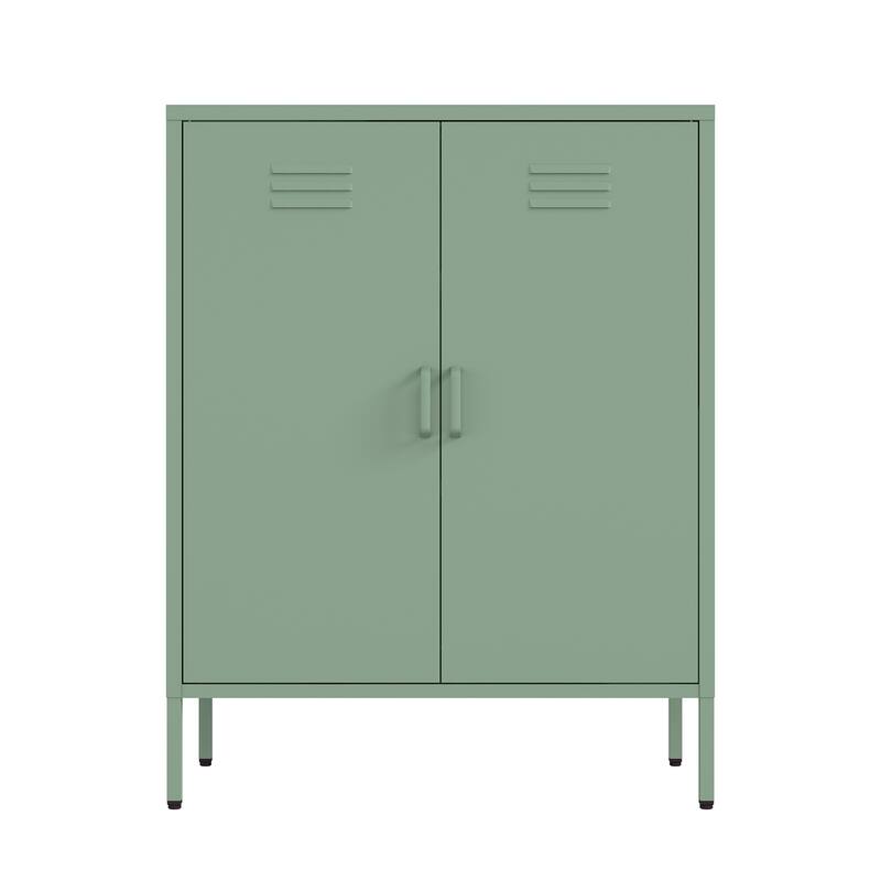 Manhattan Comfort Naomi 32" Metal Accent Cabinet